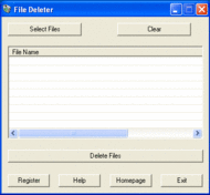 File Deleter screenshot